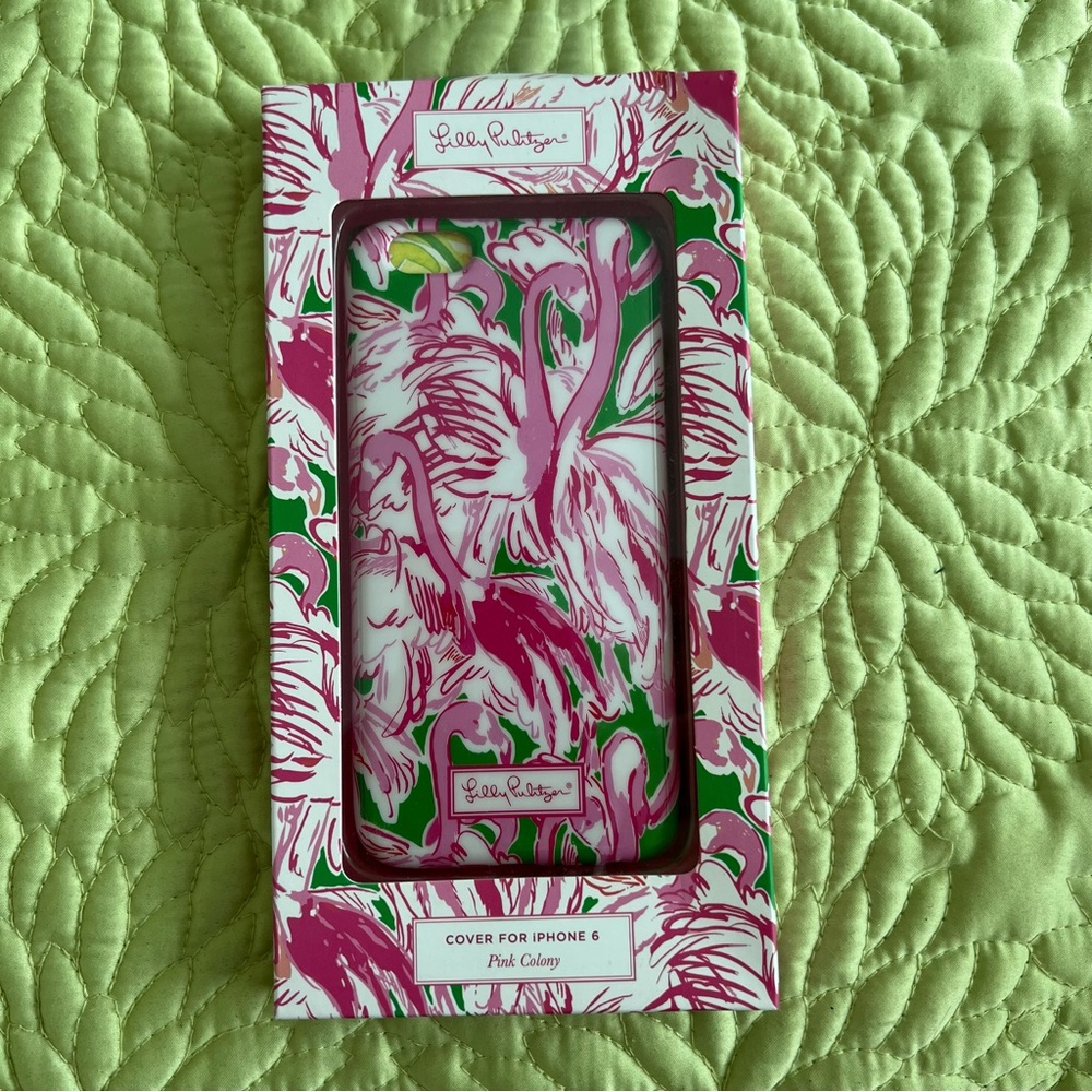 NIB Lilly Pulitzer iPhone 6 case in Pink Colony